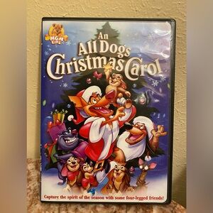 AN ALL DOGS CHRISTMAS CAROL DVD; New. Perfect Condition.